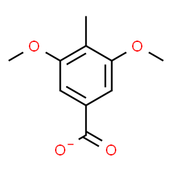 ChemSpider 2D Image | 3,5-Dimethoxy-4-methylbenzoate | C10H11O4