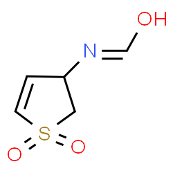 ChemSpider 2D Image | (1,1-Dioxido-2,3-dihydro-3-thiophenyl)imidoformic acid | C5H7NO3S