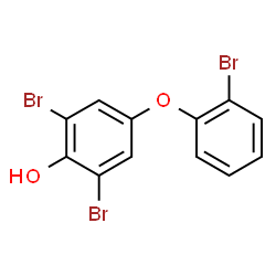 ChemSpider 2D Image | 2,6-Dibromo-4-(2-bromophenoxy)phenol | C12H7Br3O2
