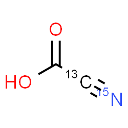 ChemSpider 2D Image | ('-~13~C,~15~N)Carbonocyanidic acid | C13CH15NO2