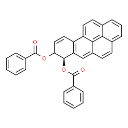 ChemSpider 2D Image | (7R)-7,8-Dihydrobenzo[pqr]tetraphene-7,8-diyl dibenzoate | C34H22O4