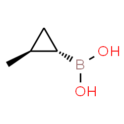 ChemSpider 2D Image | [(1S,2S)-2-Methylcyclopropyl]boronic acid | C4H9BO2
