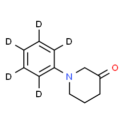 ChemSpider 2D Image | 1-(~2~H_5_)Phenyl-3-piperidinone | C11H8D5NO