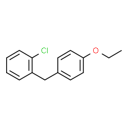 ChemSpider 2D Image | 1-Chloro-2-(4-ethoxybenzyl)benzene | C15H15ClO