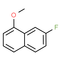 ChemSpider 2D Image | 7-Fluoro-1-methoxynaphthalene | C11H9FO