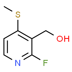 ChemSpider 2D Image | [2-Fluoro-4-(methylsulfanyl)-3-pyridinyl]methanol | C7H8FNOS