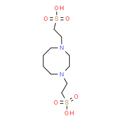 ChemSpider 2D Image | 2,2'-(1,4-Diazocane-1,4-diyl)diethanesulfonic acid | C10H22N2O6S2