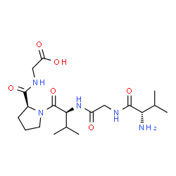 ChemSpider 2D Image | L-Valylglycyl-L-valyl-L-prolylglycine | C19H33N5O6