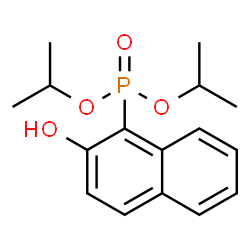 ChemSpider 2D Image | Diisopropyl (2-hydroxy-1-naphthyl)phosphonate | C16H21O4P