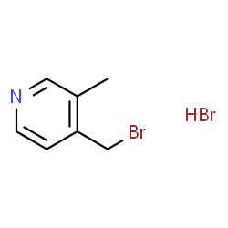 ChemSpider 2D Image | 4-(Bromomethyl)-3-methylpyridine hydrobromide | C7H9Br2N