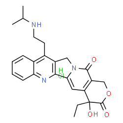 ChemSpider 2D Image | Belotecan hydrochloride | C25H28ClN3O4