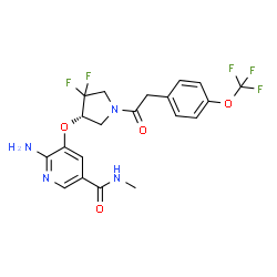 ChemSpider 2D Image | PF06733804 | C20H19F5N4O4
