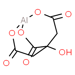 ChemSpider 2D Image | [2-Hydroxy-1,2,3-propanetricarboxylato(3-)-kappa~3~O~1~,O~2~,O~3~]aluminium | C6H5AlO7