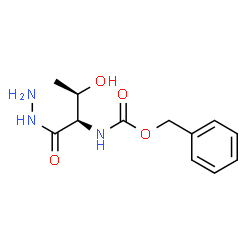 ChemSpider 2D Image | Benzyl [(2R,3R)-1-hydrazino-3-hydroxy-1-oxo-2-butanyl]carbamate (non-preferred name) | C12H17N3O4