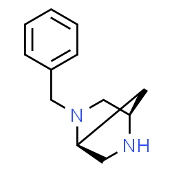 ChemSpider 2D Image | (1S,4R)-2-Benzyl-2,5-diazabicyclo[2.2.1]heptane | C12H16N2