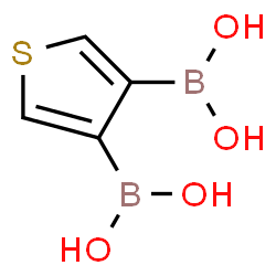 ChemSpider 2D Image | 3,4-Thienediyldiboronic acid | C4H6B2O4S