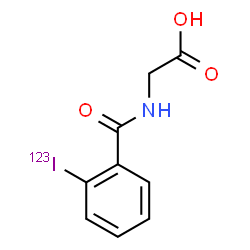 ChemSpider 2D Image | IODOHIPPURIC ACID I-123 | C9H8123INO3