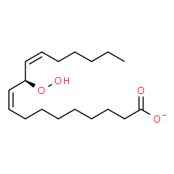 ChemSpider 2D Image | (9Z,11R,12Z)-11-Hydroperoxy-9,12-octadecadienoate | C18H31O4