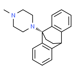 ChemSpider 2D Image | 1-Methyl-4-(tetracyclo[6.6.2.0~2,7~.0~9,14~]hexadeca-2,4,6,9,11,13-hexaen-1-yl)piperazine | C21H24N2