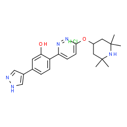 ChemSpider 2D Image | BRANAPLAM HYDROCHLORIDE | C22H28ClN5O2