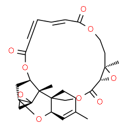 ChemSpider 2D Image | (1'R,2S,3'R,8'R,12'S,14'R,19'E,25'R,26'S)-5',14',26'-Trimethyl-11'H,18'H,23'H-spiro[oxirane-2,27'-[2,10,13,17,24]pentaoxapentacyclo[23.2.1.0~3,8~.0~8,26~.0~12,14~]octacosa[4,19,21]triene]-11',18',23'-
trione | C27H32O9