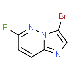 ChemSpider 2D Image | 3-Bromo-6-fluoroimidazo[1,2-b]pyridazine | C6H3BrFN3