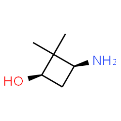 ChemSpider 2D Image | (1R,3S)-3-Amino-2,2-dimethylcyclobutanol | C6H13NO
