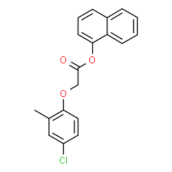 ChemSpider 2D Image | 1-Naphthyl (4-chloro-2-methylphenoxy)acetate | C19H15ClO3