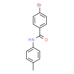 ChemSpider 2D Image | 4-Bromo-N-(4-methylphenyl)benzamide | C14H12BrNO