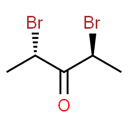 ChemSpider 2D Image | (2S,4S)-2,4-Dibromo-3-pentanone | C5H8Br2O