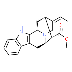 ChemSpider 2D Image | Methyl (5alpha,15alpha,16S,19Z)-sarpagan-17-oate | C20H22N2O2