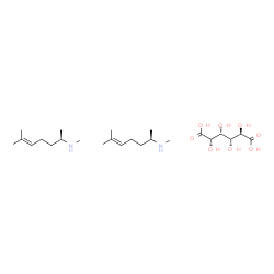 ChemSpider 2D Image | (2R)-N,6-Dimethyl-5-hepten-2-amine - L-glucaric acid (2:1) | C24H48N2O8