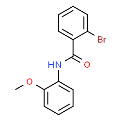 ChemSpider 2D Image | 2-Bromo-N-(2-methoxyphenyl)benzamide | C14H12BrNO2