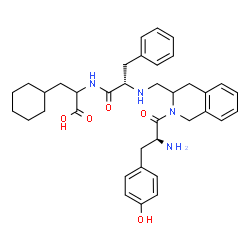 ChemSpider 2D Image | N-{[2-(L-Tyrosyl)-1,2,3,4-tetrahydro-3-isoquinolinyl]methyl}-L-phenylalanyl-3-cyclohexylalanine | C37H46N4O5
