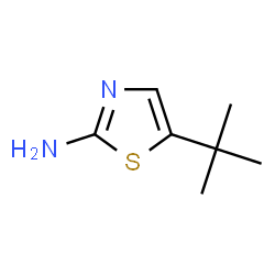 ChemSpider 2D Image | 5-(tert-butyl)thiazol-2-amine | C7H12N2S