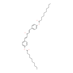 ChemSpider 2D Image | [(1E,4E)-3-Oxo-1,4-pentadiene-1,5-diyl]di-4,1-phenylene didecanoate | C37H50O5