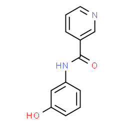 ChemSpider 2D Image | N-(3-Hydroxyphenyl)nicotinamide | C12H10N2O2