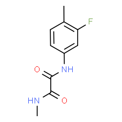 ChemSpider 2D Image | N-(3-Fluoro-4-methylphenyl)-N'-methylethanediamide | C10H11FN2O2