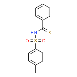 ChemSpider 2D Image | N-[(4-Methylphenyl)sulfonyl]benzenecarbothioamide | C14H13NO2S2