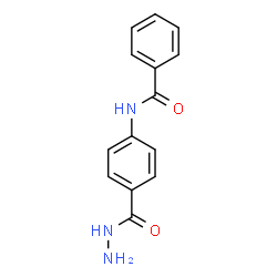 ChemSpider 2D Image | N-[4-(hydrazinecarbonyl)phenyl]benzamide | C14H13N3O2