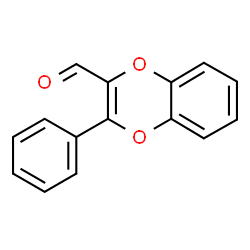 ChemSpider 2D Image | 3-Phenyl-1,4-benzodioxine-2-carbaldehyde | C15H10O3
