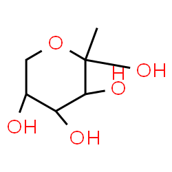 ChemSpider 2D Image | 1-Deoxy-beta-L-tagatopyranose | C6H12O5