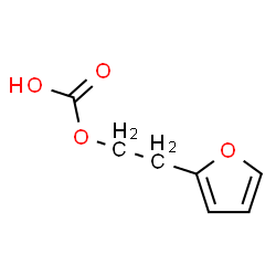 ChemSpider 2D Image | 2-(2-Furyl)ethyl hydrogen carbonate | C7H8O4