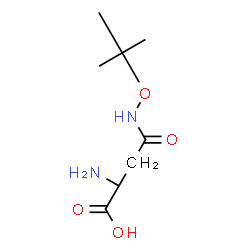 ChemSpider 2D Image | N-[(2-Methyl-2-propanyl)oxy]-L-asparagine | C8H16N2O4