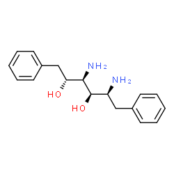 ChemSpider 2D Image | 2,4-Diamino-1,2,4,6-tetradeoxy-1,6-diphenyl-D-glucitol | C18H24N2O2