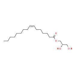 ChemSpider 2D Image | (2S)-2,3-Dihydroxypropyl (7Z)-7-hexadecenoate | C19H36O4