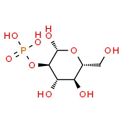 ChemSpider 2D Image | 2-O-Phosphono-beta-D-glucopyranose | C6H13O9P