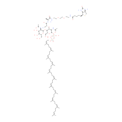 ChemSpider 2D Image | (2R,3R,4R,5S,6R)-3-Acetamido-5-{[(2S,3R,4R,5R,6R)-3-acetamido-4,5-dihydroxy-6-(hydroxymethyl)tetrahydro-2H-pyran-2-yl]oxy}-6-(hydroxymethyl)-4-({(2R,5S)-5-methyl-3,6,17-trioxo-21-[(3aS,4S,6aR)-2-oxohe
xahydro-1H-thieno[3,4-d]imidazol-4-yl]-10,13-dioxa-4,7,16-triazahenicosan-2-yl}oxy)tetrahydro-2H-pyran-2-yl (2Z,6Z,10Z,14Z,18Z,22Z,26Z,30Z,34Z,38Z)-3,7,11,15,19,23,27,31,35,39,43-undecamethyl-2,6,10,1
4,18,22,26,30,34,38,42-tetratetracontaundecaen-1-yl dihydrogen diphosphate (non-preferred name) | C93H155N7O23P2S