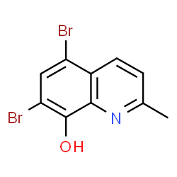 ChemSpider 2D Image | broquinaldol | C10H7Br2NO