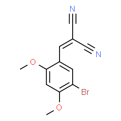 ChemSpider 2D Image | (5-Bromo-2,4-dimethoxybenzylidene)malononitrile | C12H9BrN2O2
